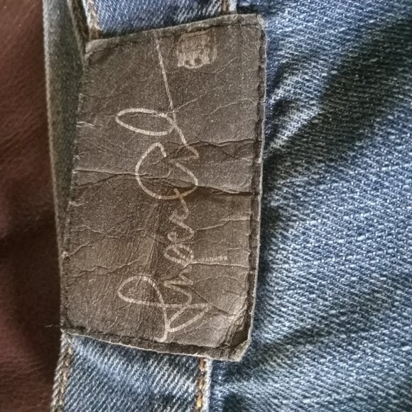 Makaveli Tupac Shakur signed denim carpenter shorts size 40 - Picture 4 of 5